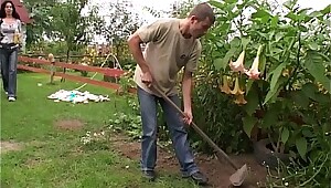 Cock Hungry Mom Fucks Her Young Gardener Into public notice